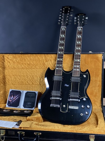 Gibson Custom Slash 1966 EDS-1275 Doubleneck Aged & Signed